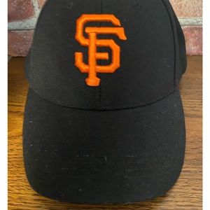 SF Giants Hat by 47 Brand Black, Embroidered Team Logo,Colors Velcro Close NEW!